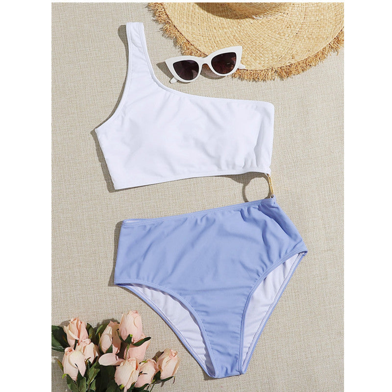 Sexy Lace-up Bikini One-piece Hollow Swimsuit - Five Star Fynds