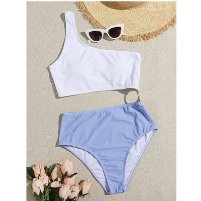 Sexy Lace-up Bikini One-piece Hollow Swimsuit - Five Star Fynds
