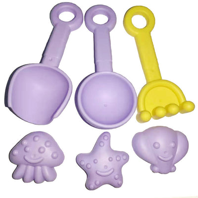 New Soft Beach Toys Children's Summer Beach Beach Bucket Playing In Water Large Shovel Sand Dredging Tool Set