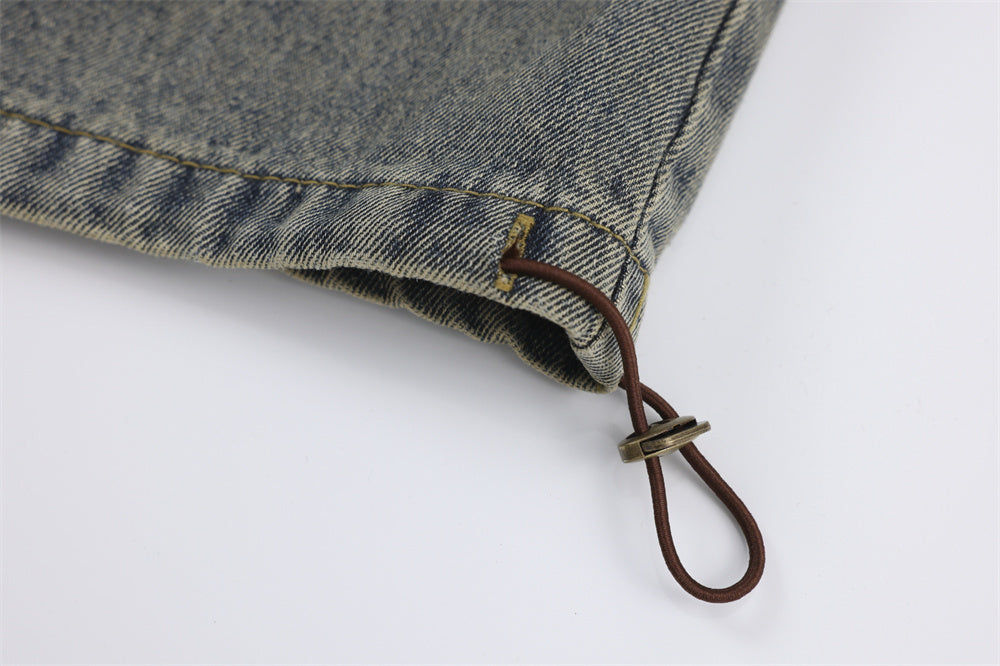 Vintage Fashion Work Clothes Jeans For Men