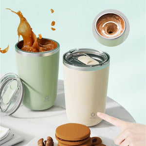 350ml Automatic Self Stirring Mug Coffee Milk Juice Mixing Cup Electric Stainless Steel Lazy Rotating Mug Magnetic Stirring Cup Kitchen Gadgets - Five Star Fynds
