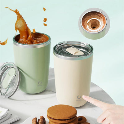 350ml Automatic Self Stirring Mug Coffee Milk Juice Mixing Cup Electric Stainless Steel Lazy Rotating Mug Magnetic Stirring Cup Kitchen Gadgets - Five Star Fynds