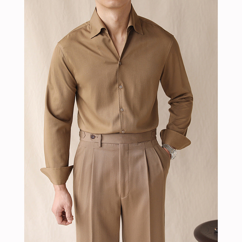 One-piece Collar Long-sleeved Shirt - Five Star Fynds