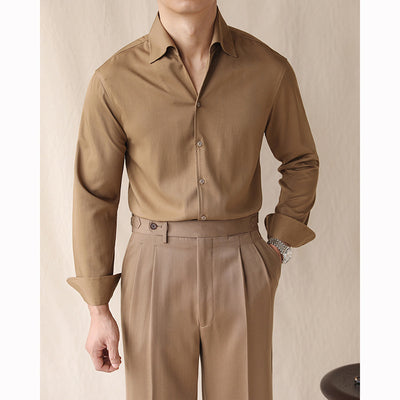 One-piece Collar Long-sleeved Shirt - Five Star Fynds