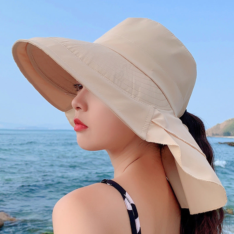 Hat Female Summer Neck Sun Protection Sun Hat