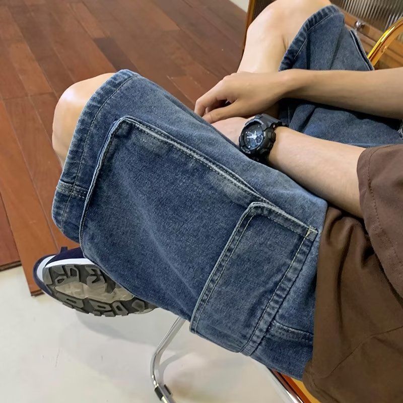 Fashion Work Clothes Denim Shorts For Men - Five Star Fynds