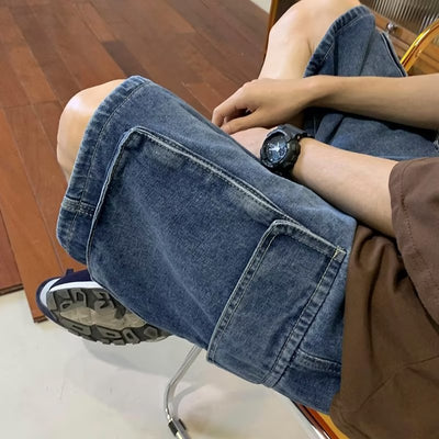 Fashion Work Clothes Denim Shorts For Men - Five Star Fynds