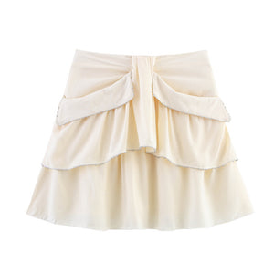 European And American Fashion Sexy Hot Girl Laminated Decoration Short Skirt - Five Star Fynds