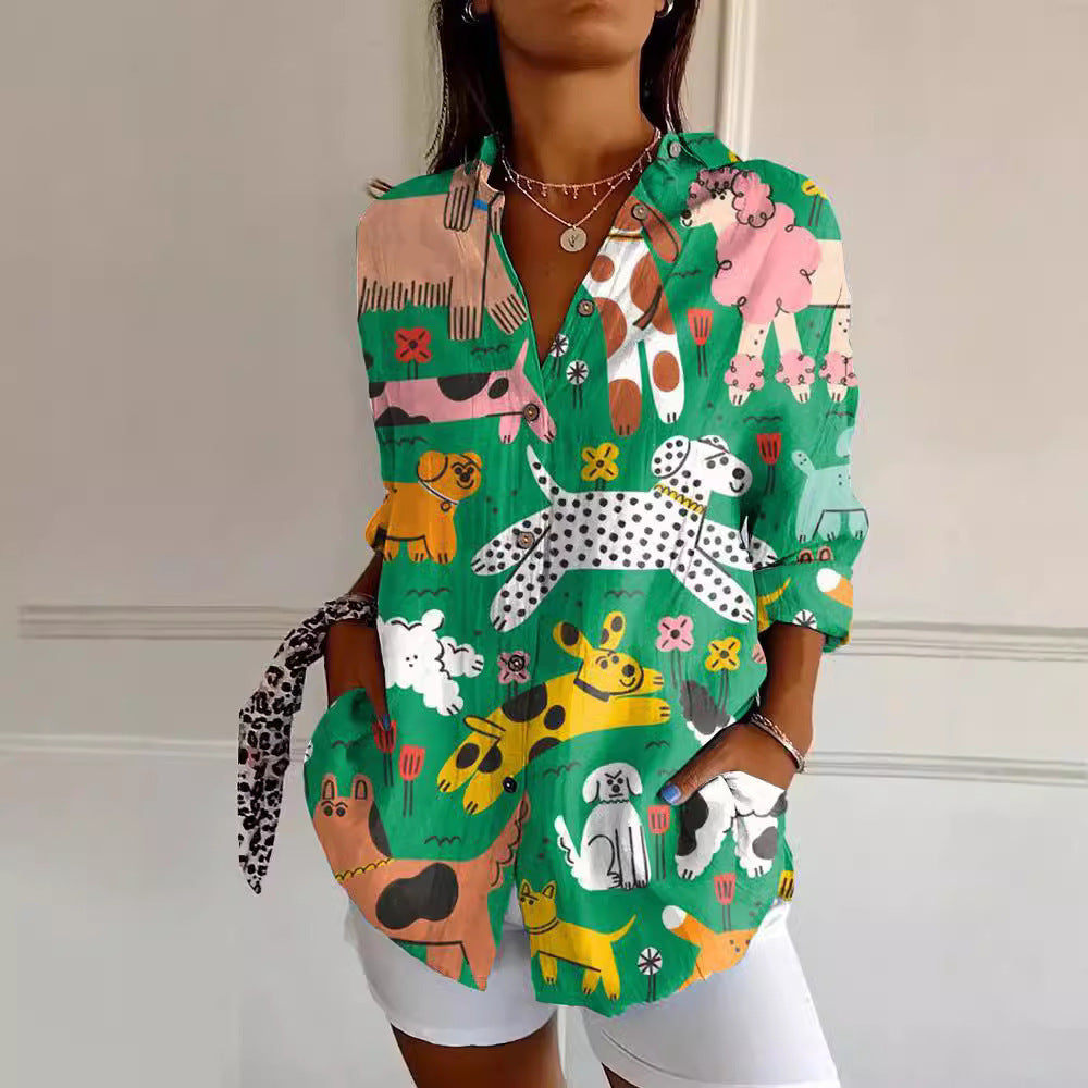 Summer European And American Half Sleeve Shirt Printed 3D Shirt - Five Star Fynds