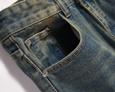 Fashion Work Clothes Pocket Jeans For Men