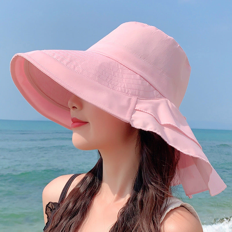 Hat Female Summer Neck Sun Protection Sun Hat