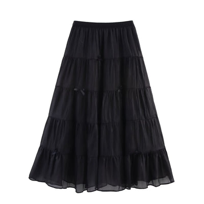 Three-dimensional Bow Fairy Multi-layer Gauze Gauze Skirt Cake Dress