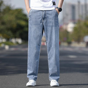 Fashion Personality Tencel Ultra-thin Jeans Men - Five Star Fynds