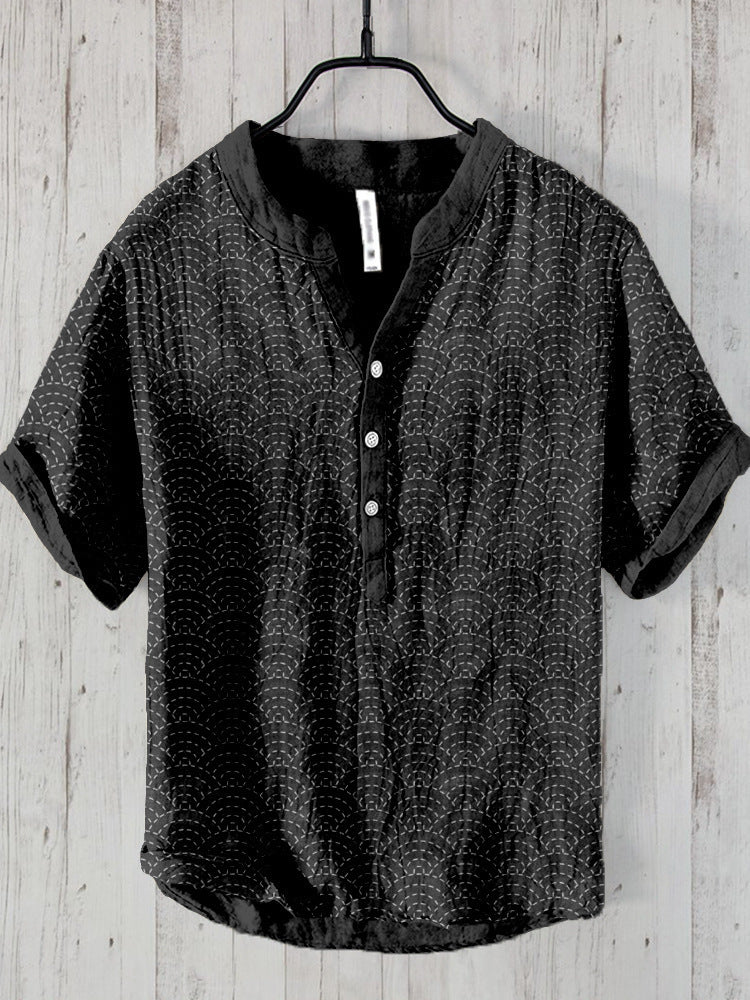 Plus Size Digital Printing Men's Short Sleeve - Five Star Fynds