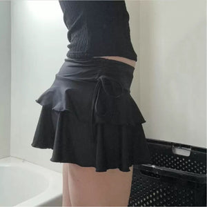 Retro Irregular Skirt Design Pleated - Five Star Fynds