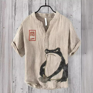 Plus Size Digital Printing Men's Short Sleeve - Five Star Fynds