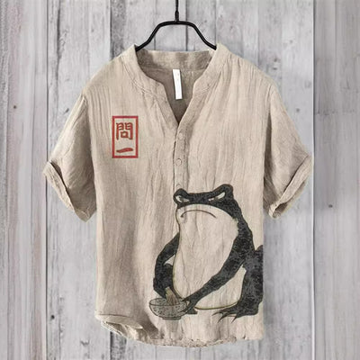 Plus Size Digital Printing Men's Short Sleeve - Five Star Fynds