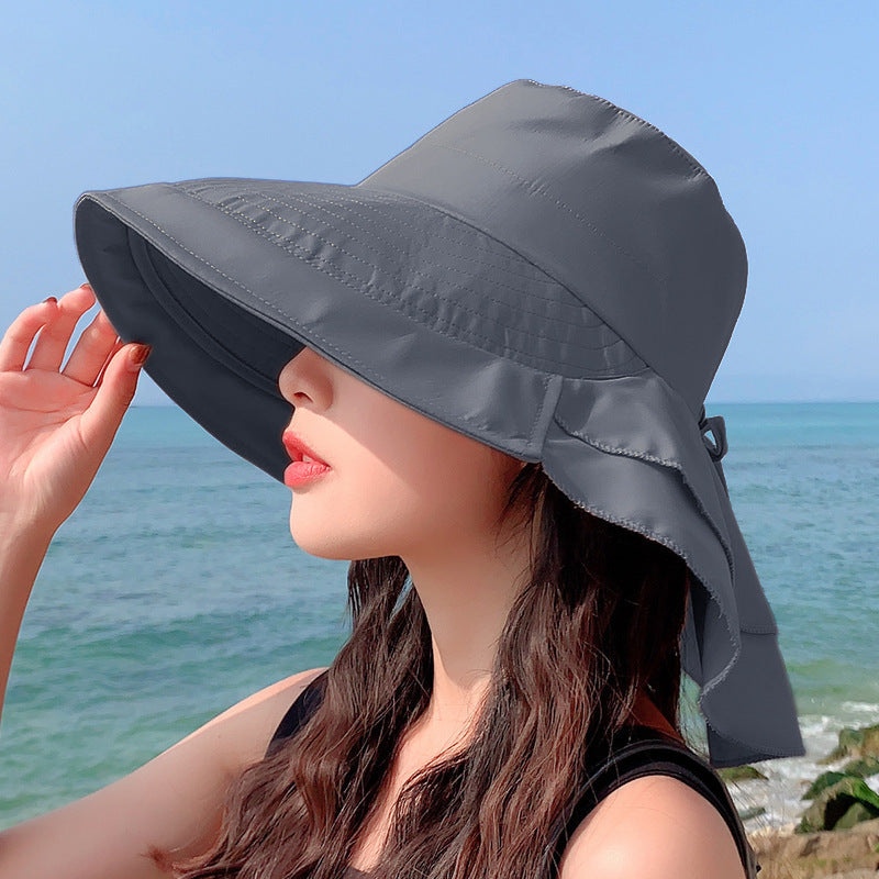 Hat Female Summer Neck Sun Protection Sun Hat