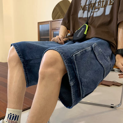 Fashion Work Clothes Denim Shorts For Men - Five Star Fynds