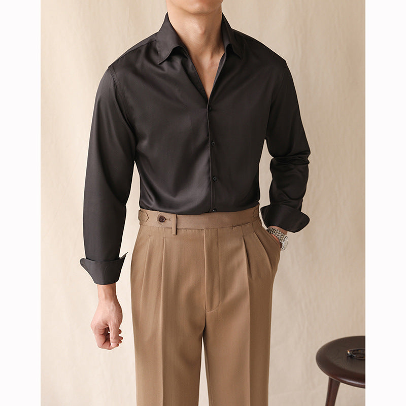 One-piece Collar Long-sleeved Shirt - Five Star Fynds