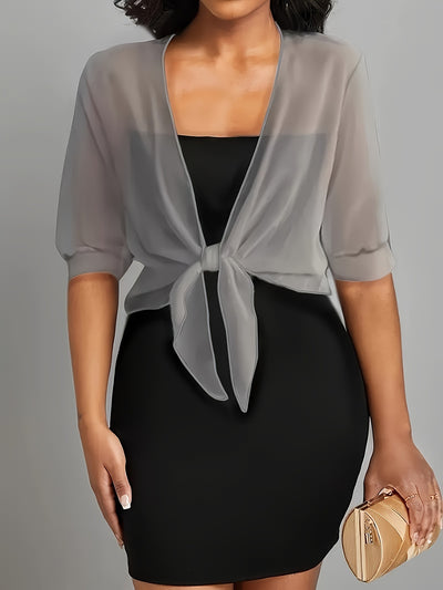 Shawl Short Coat Women's Waistcoat Thin Cardigan