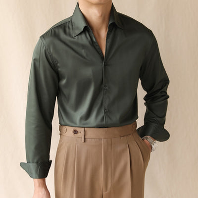 One-piece Collar Long-sleeved Shirt - Five Star Fynds