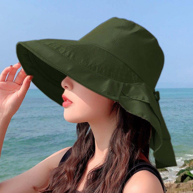 Hat Female Summer Neck Sun Protection Sun Hat