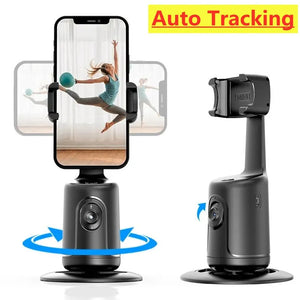 360 Auto Face Tracking Gimbal AI Smart Gimbal Face Tracking Auto Phone Holder For Smartphone Video Vlog Live Stabilizer Tripod - Five Star Fynds